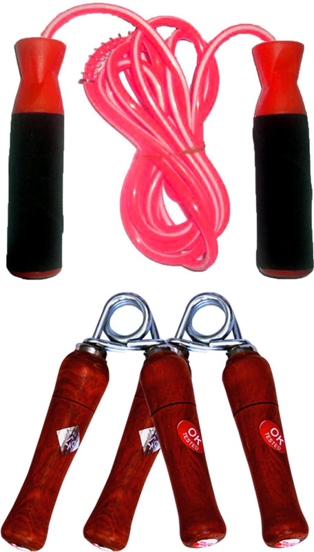 Woody RGS Freestyle Skipping Rope(Red, Maroon, Length: 6 inch)