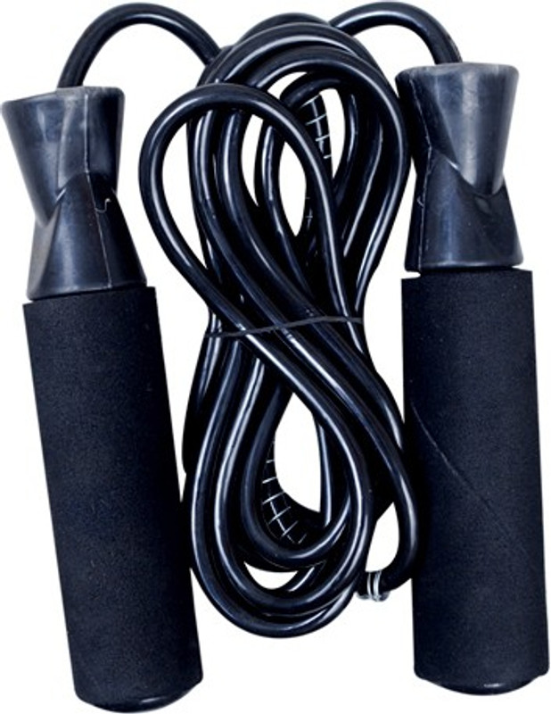 shital premium quality Ball Bearing Skipping Rope(Black, Length: 320 cm)
