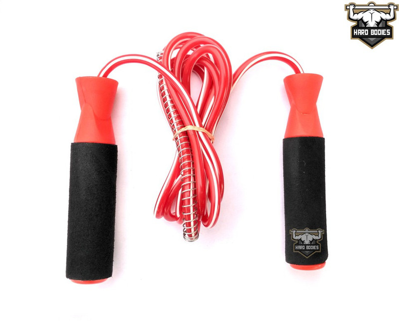 Hard Bodies Pro Red Ball Bearing Skipping Rope(Red, Length: 277 cm)