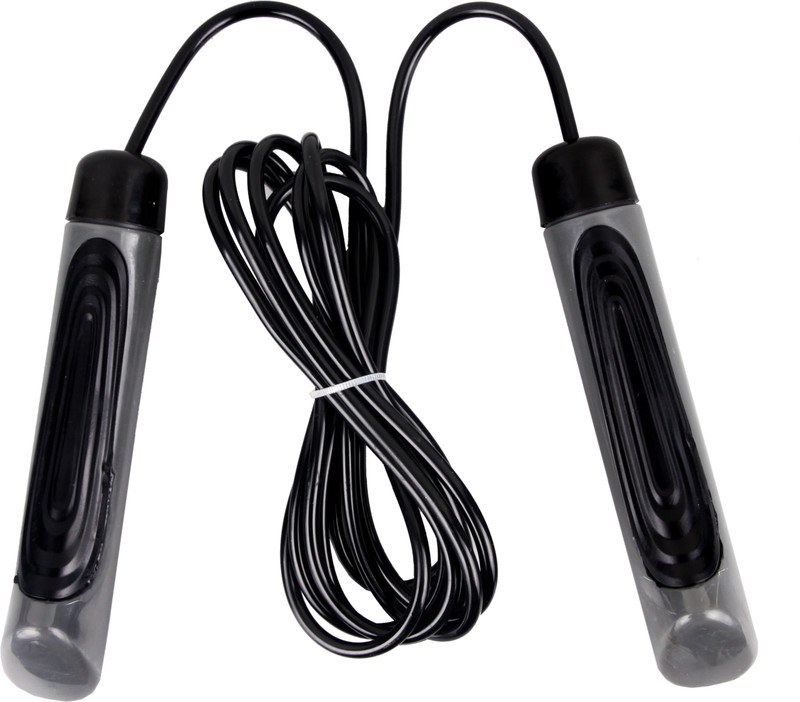 B Fit Usa PVC Jump Rope(Grey, Black, Length: 72 inch)