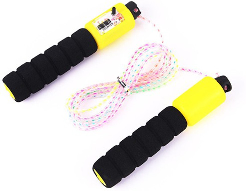 DREAMS Jump Rope With Counter Freestyle Skipping Rope(Multicolor, Length: 300 cm)
