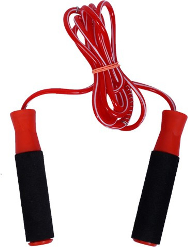 shital shital jump in adults and kids ball bearing skipping rope red Ball Bearing Skipping Rope(Red, Black, Length: 320 cm)