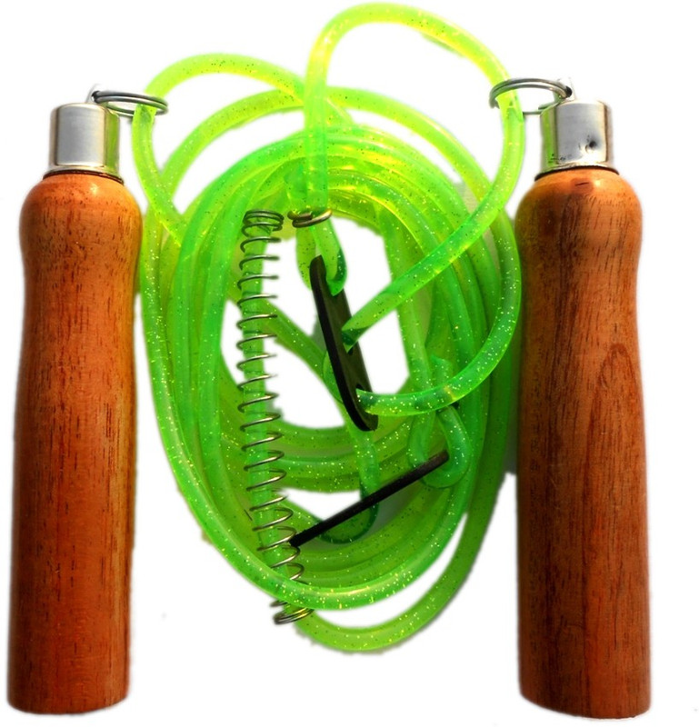 VSI Jumping Rope Freestyle Skipping Rope(Green, Length: 320 cm)