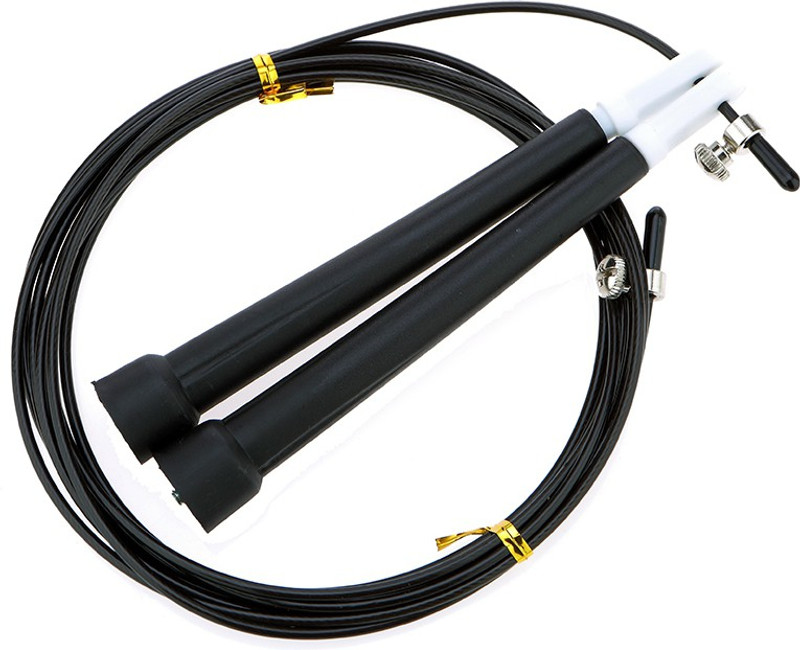 Veera V-804 Ball Bearing Skipping Rope(Black, Length: 274 cm)
