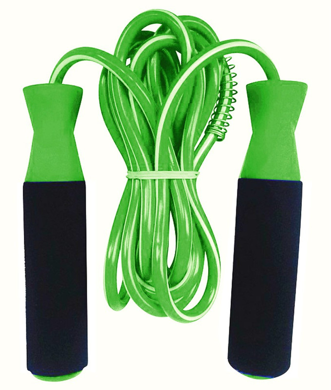 Tenstar GreenRope Freestyle Skipping Rope(Green, Length: 284 cm)