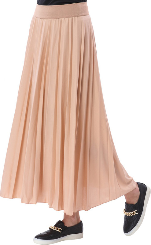 Vero Moda Solid Women Gathered Brown Skirt