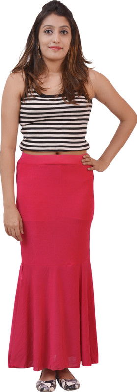 Ace Solid Women Regular Pink Skirt