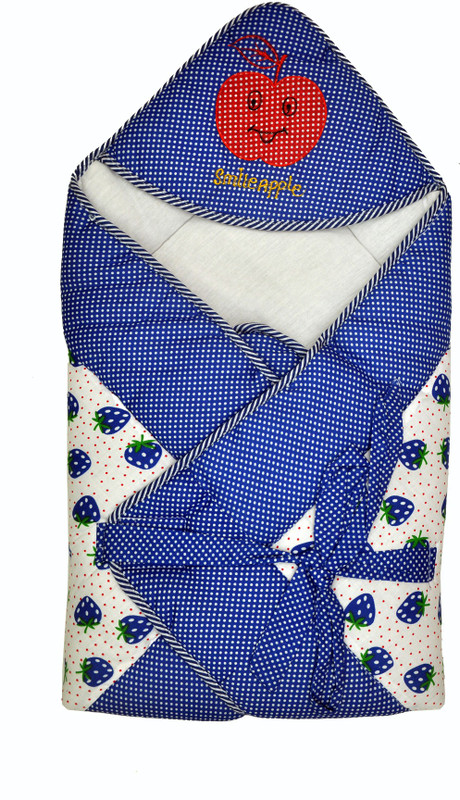 Jhankhi New Born Baby Soft Cotton Velcro Sleeping Bag(Blue)