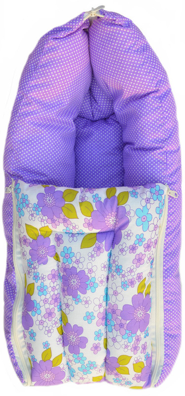 Younique Pure Cotton Baby Bed Carrier / Sleeping Bag Sleeping Bag(Purple)