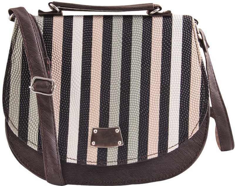 Pink Fever Brown Sling Bag