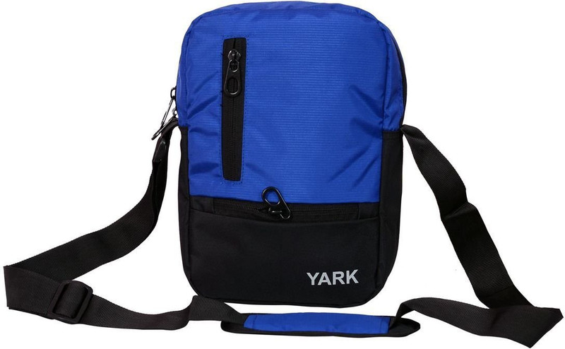 Yark Blue, Black Sling Bag