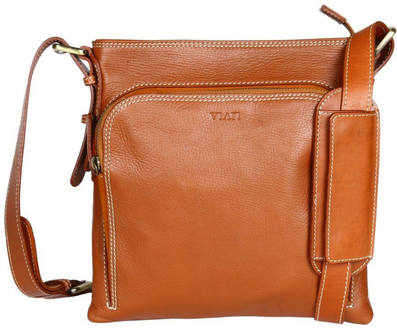 Viari Tan Messenger Bag