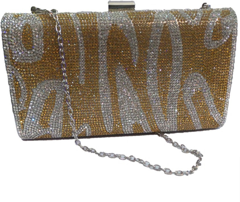 Berries Silver, Gold Sling Bag