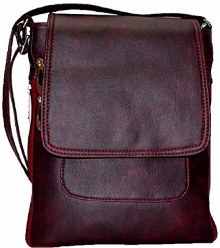 Feel sixteen Maroon Sling Bag Feel sixteen Maroon Sling Bag