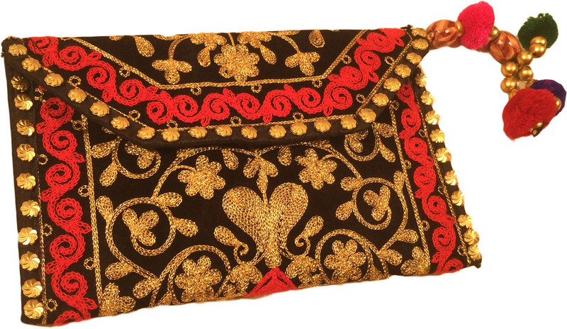 Minky's Decor Black, Gold Sling Bag