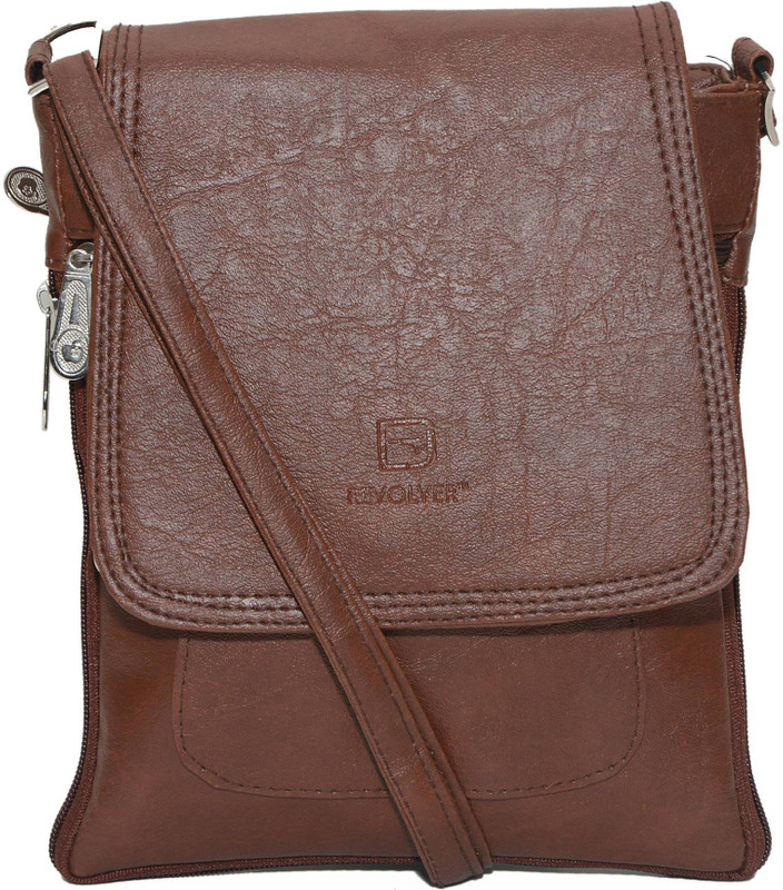 Revolver Brown Sling Bag