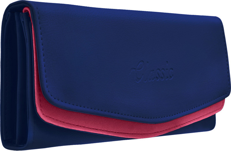 tap fashion Blue Clutch