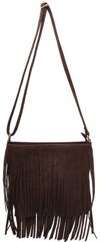 Glitter Glory Tan Sling Bag