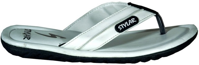 Stylar White Dr. Comfort Flip Flops