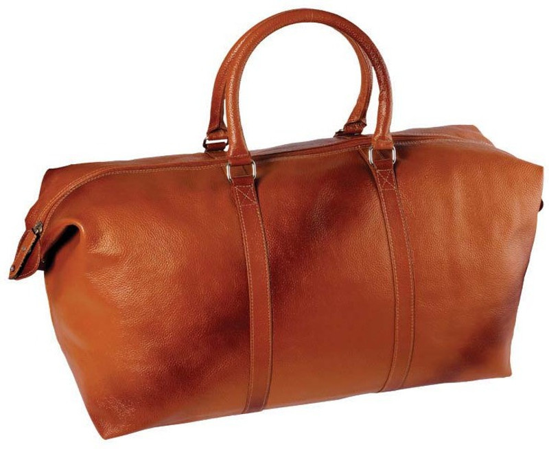 Hidepark Genuine Leather Small Travel Bag(Tan)