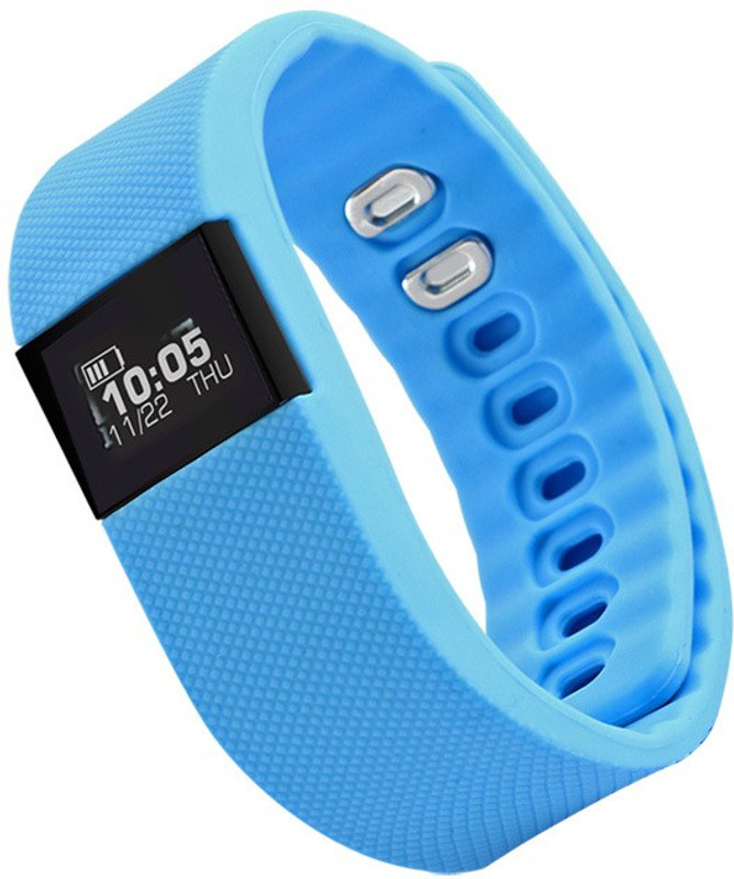 Zebronics ZEB-FIT100 Smart Fitness Band(Blue Strap, Size : Regular)
