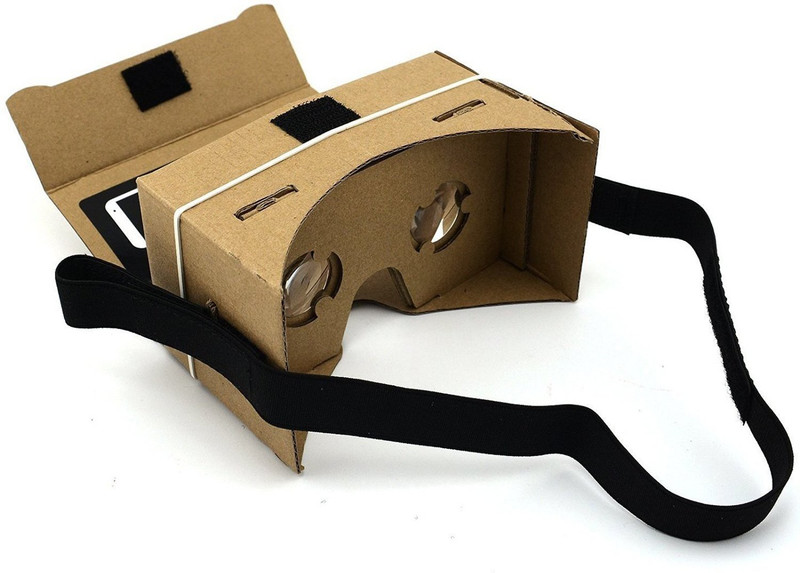 DMG VR Google Cardboard Virtual Reality DIY Glasses For 3D Movies and Games Compatible with Android & iPhone(Smart Glasses)