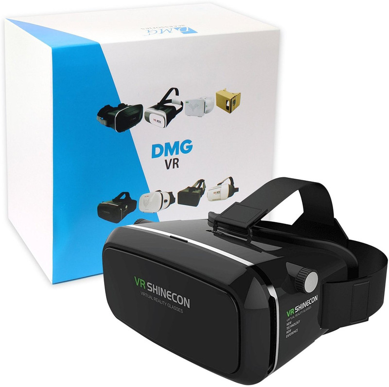 DMG VR Shinecon 3D Virtual Reality Google Cardboard Headset(Smart Glasses)