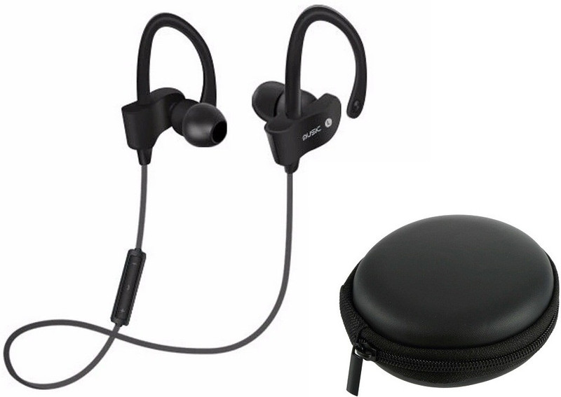 Flipfit Universal Bluetooth Music Headphone with Case 39 Smart Headphones(Wireless)