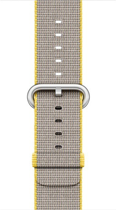 Apple MNKJ2ZM/A Smart Watch Strap(Yellow, Grey)