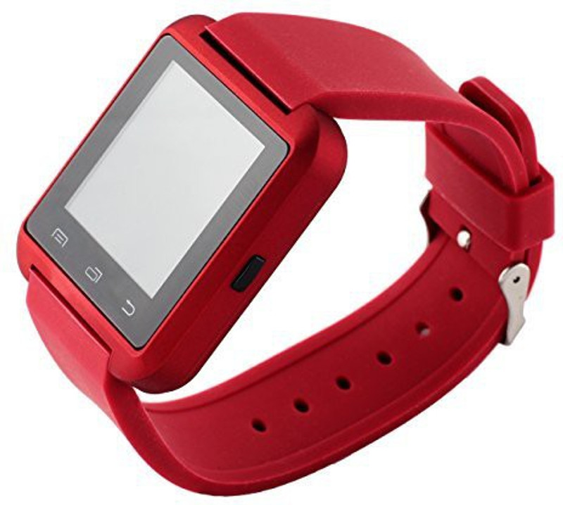 A Connect Z U8 Phone Watch Smartwatch(Red Strap Regular)