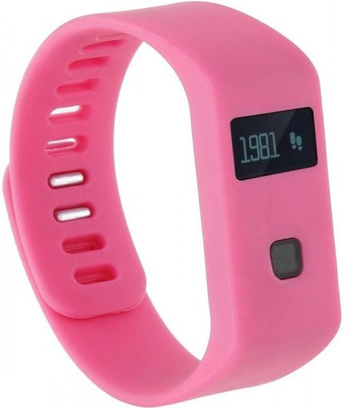 Flipfit Fitastic Peppy Pink Smartwatch(Pink Strap Large)