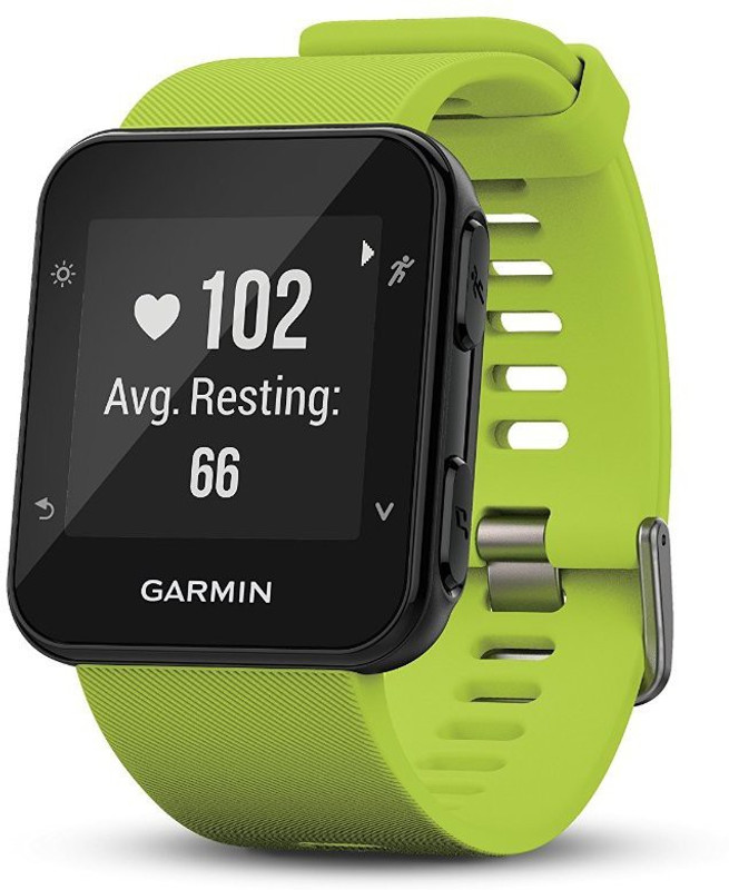 Garmin Forerunner Fitness Notifier Smartwatch(Green Strap Regular) Garmin Forerunner Fitness Notifier Smartwatch(Green Strap Regular)