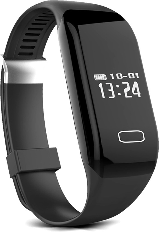 Hewitt HWSW-00H3 Fitness Smartwatch(Black Strap Regular)