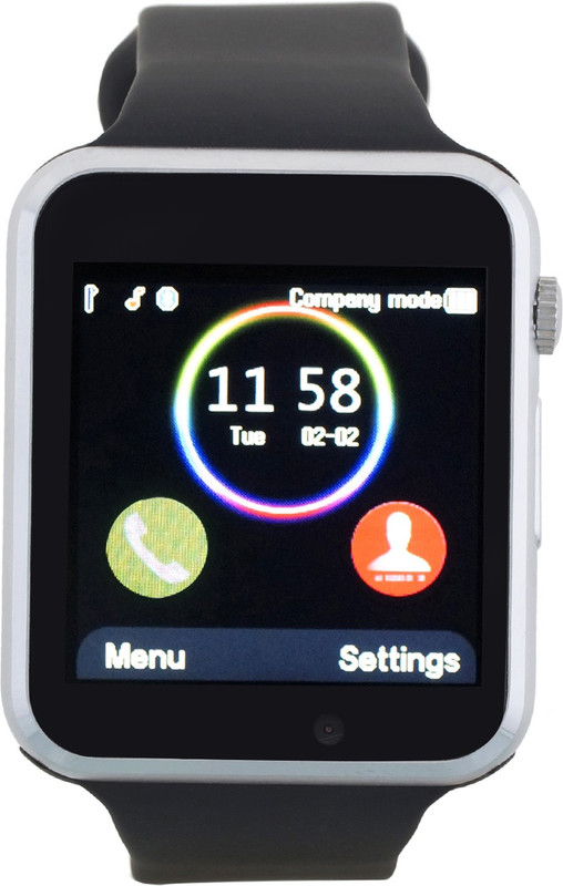 tnms bluetooth01 Smartwatch(Black Strap Regular)