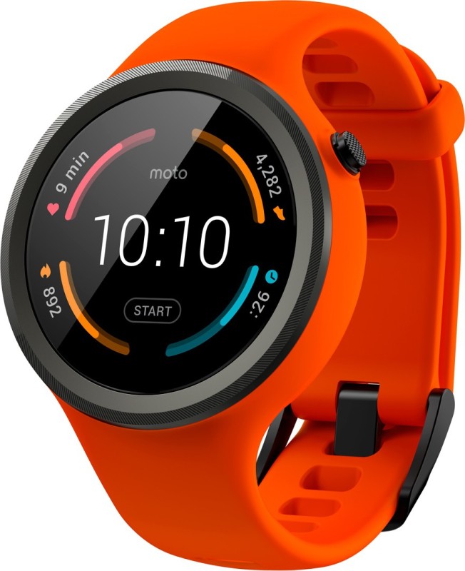 Deals | Motorola Moto 360 Sport Orange Smartwatch From ₹