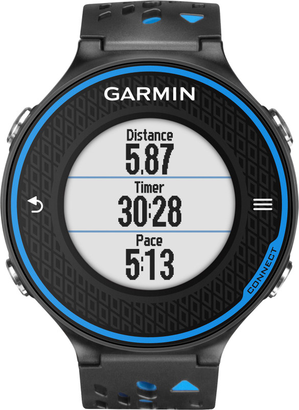 Garmin Forerunner 620 Smartwatch(Blue, Black Strap Regular) Garmin Forerunner 620 Smartwatch(Blue, Black Strap Regular)