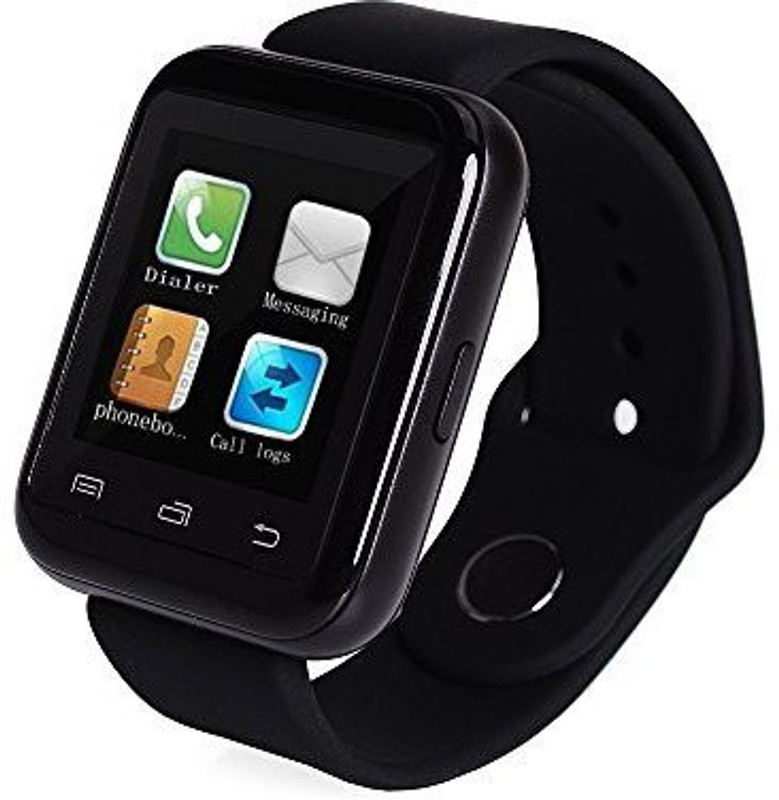 PhonoHolic U8 Black PhonoHolic Smartwatch(Black Strap Regular) PhonoHolic U8 Black PhonoHolic Smartwatch(Black Strap Regular)