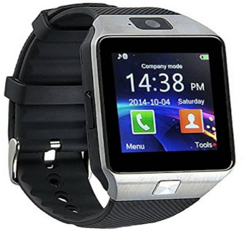 Wellcare Dzo9-75 phone Wellcare Smartwatch(Silver Strap Regular) Wellcare Dzo9-75 phone Wellcare Smartwatch(Silver Strap Regular)