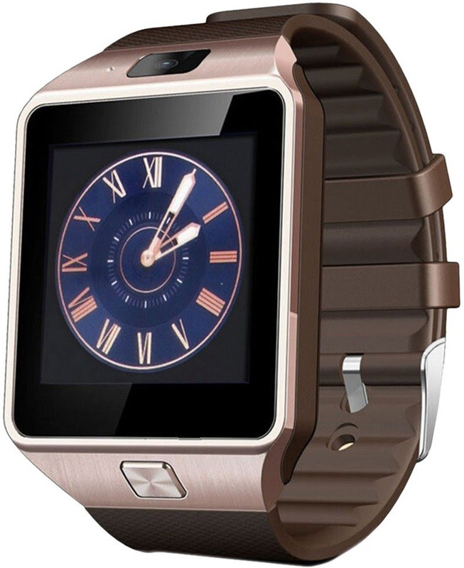Aomax DZ09 With Sim GOLD Smartwatch(Brown Strap Regular) Aomax DZ09 With Sim GOLD Smartwatch(Brown Strap Regular)