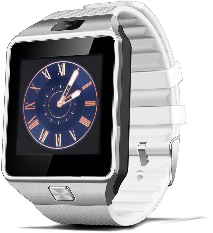Aja Retail DZ09 phone Smartwatch(White Strap Regular)