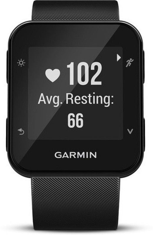 Garmin Forerunner 35 Black Garmin Smartwatch(Black Strap Regular) Garmin Forerunner 35 Black Garmin Smartwatch(Black Strap Regular)
