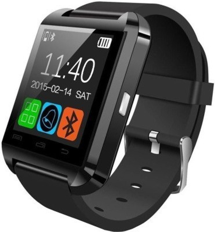 ShopAis U8 Black Smartwatch(Black Strap Regular) ShopAis U8 Black Smartwatch(Black Strap Regular)