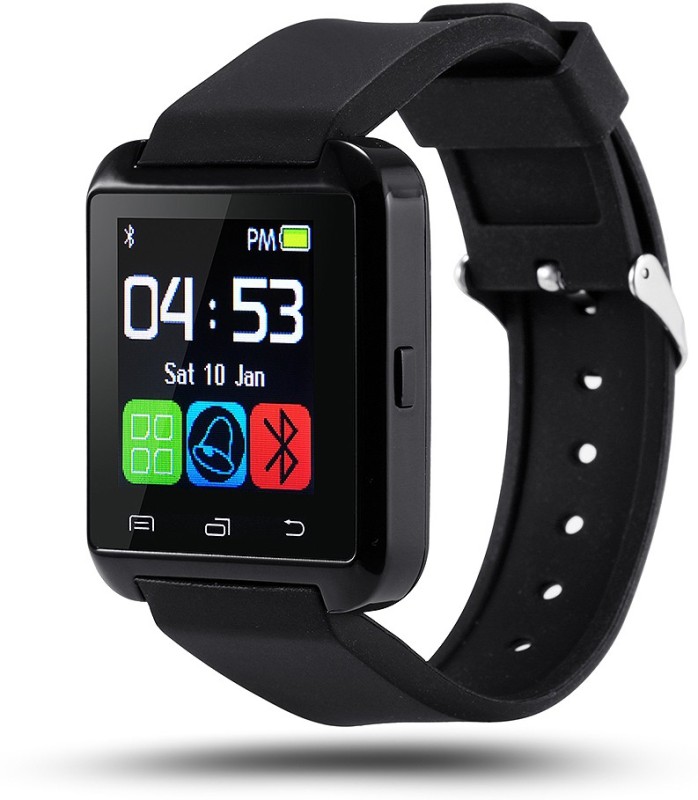Medulla U8 Black Smartwatch(Black Strap Regular) 1