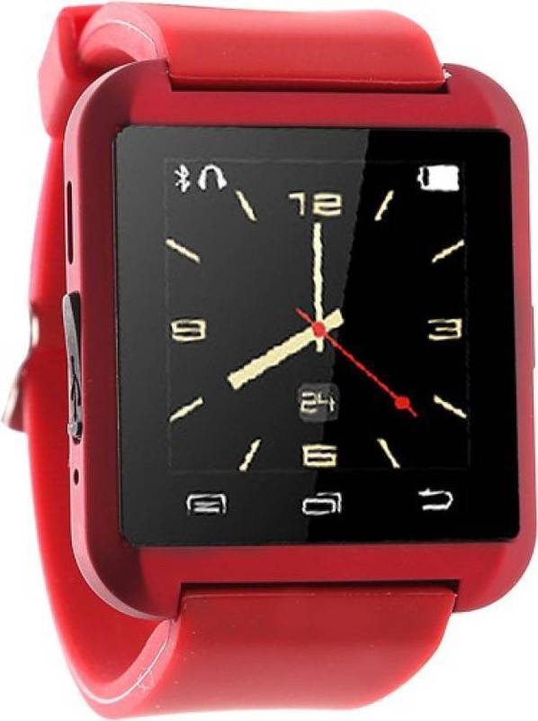 A Connect Z U8Red501-01 phone Smartwatch(Red Strap Regular)
