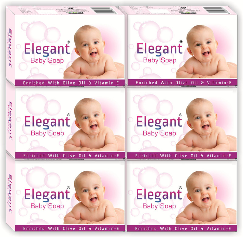 Elegant Baby Soap Pack of 6(450 g)