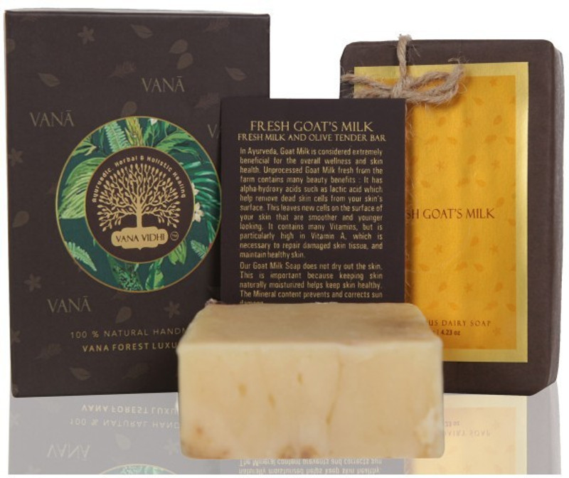 VANA VIDHI Fresh Goat's Milk Tender Soap(120 g)
