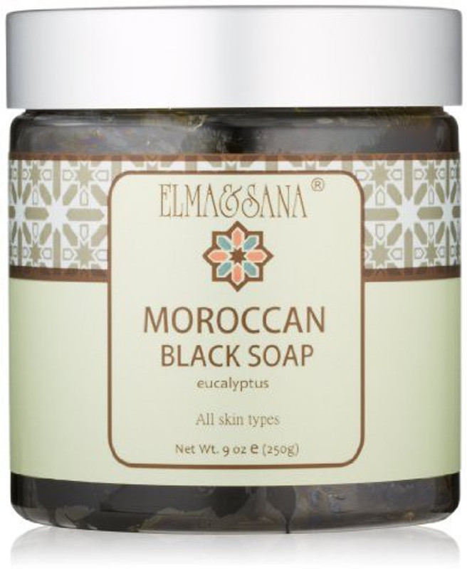 ELMA&SANA Moroccan Black Soap Eucalyptus(250 g)