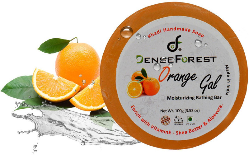 Dense Forest Orange Gal Handmade Khadi soap(100 g)