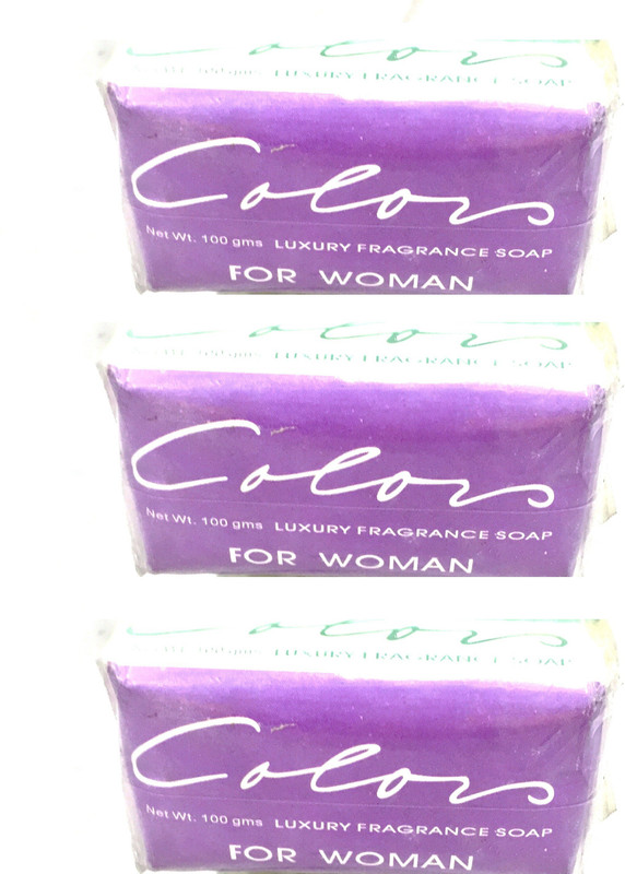 Color Luxury Fragrance Soap For Woman Pack of 3(3 x 100 g)
