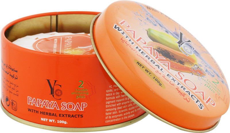 YC Papaya Soap With Herbal Extracts & Skin Fairness Soap(100 g)